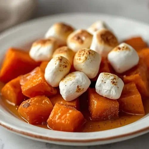 candied yams marshmallows recipe