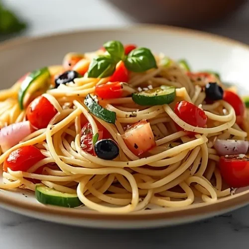 cold spaghetti pasta salad recipe