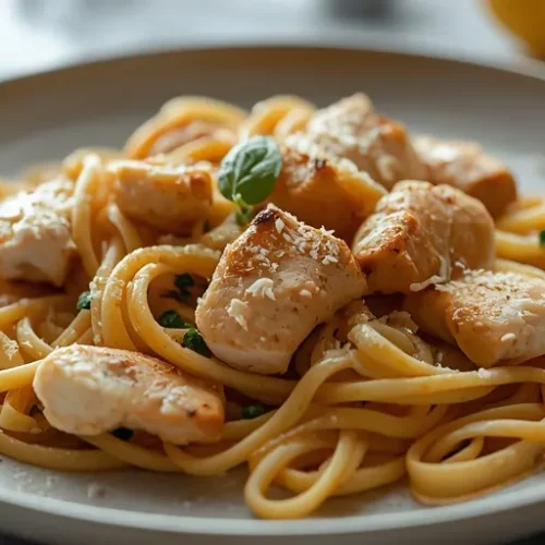 creamy lemon chicken pasta recipe