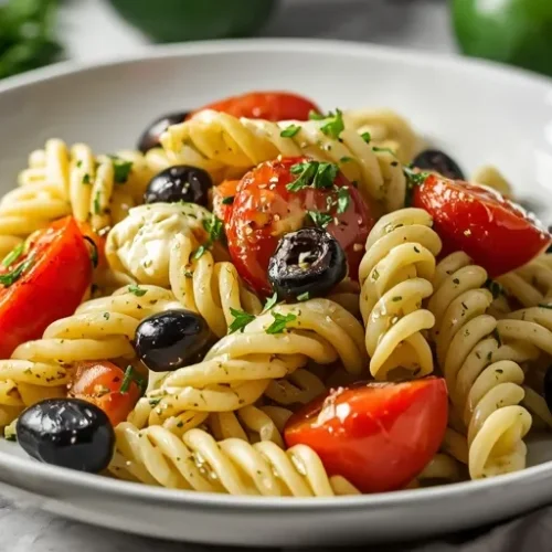 creamy pesto pasta salad recipe
