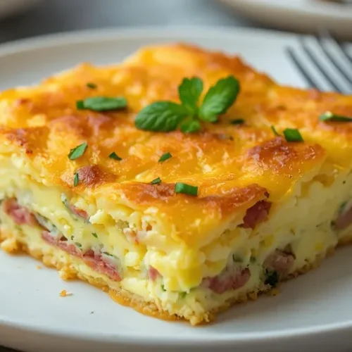 easy breakfast egg casserole recipe