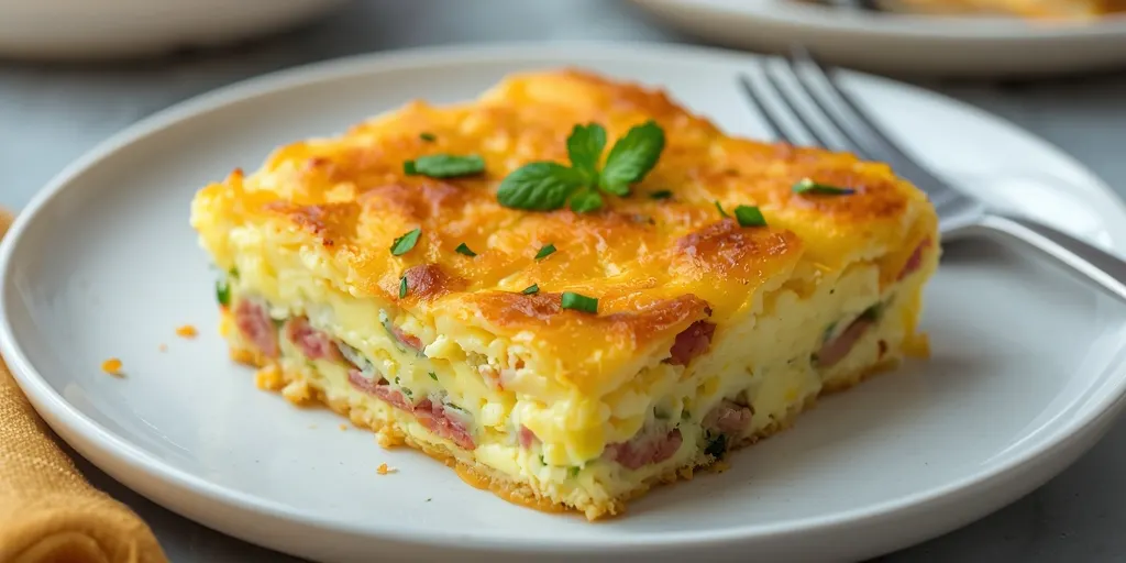 easy breakfast egg casserole recipe