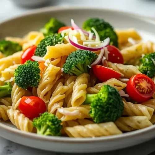 healthy broccoli pasta salad recipe