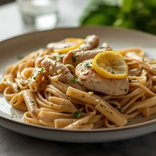 healthy lemon chicken pasta recipe