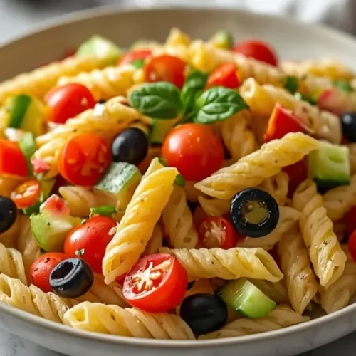 healthy simple pasta salad recipe