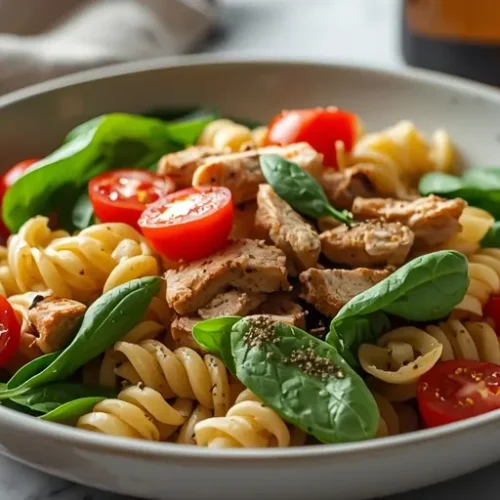 high protein cold pasta salad recipe