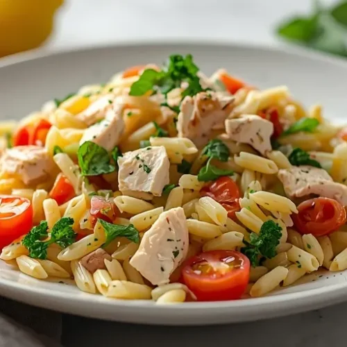 orzo chicken pasta salad recipe