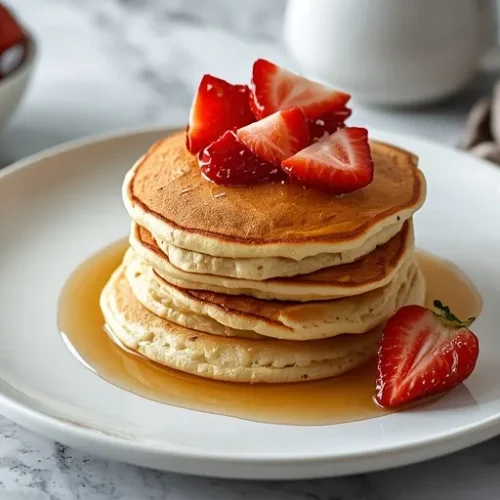 strawberry pancakes aesthetic recipe