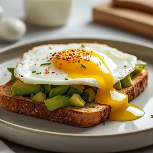 avocado toast with egg recipe