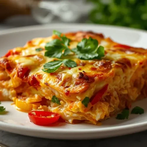 baked chicken fajitas casserole recipe
