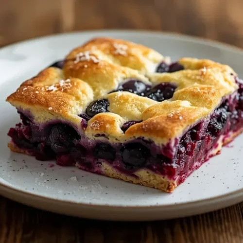 blueberry cottage cheese breakfast bake recipe