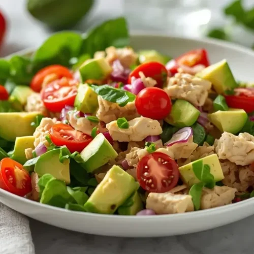 cold avocado chicken salad recipe