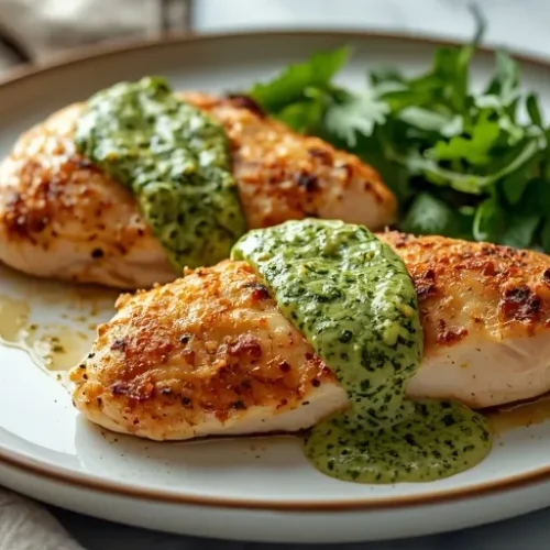 creamy chimichurri chicken recipe