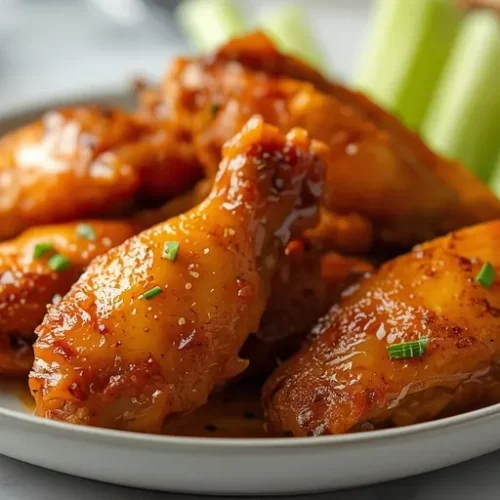 crispy oven baked honey garlic chicken wings recipe