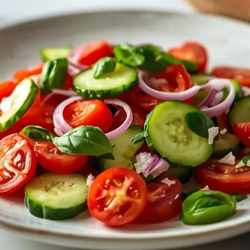 cucumber tomato salad recipe