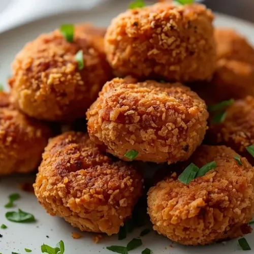 easy air fried chicken bites recipe