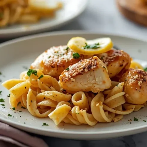 easy lemon chicken pasta recipe