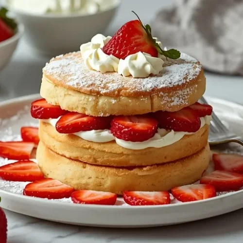easy strawberry shortcake cake recipe