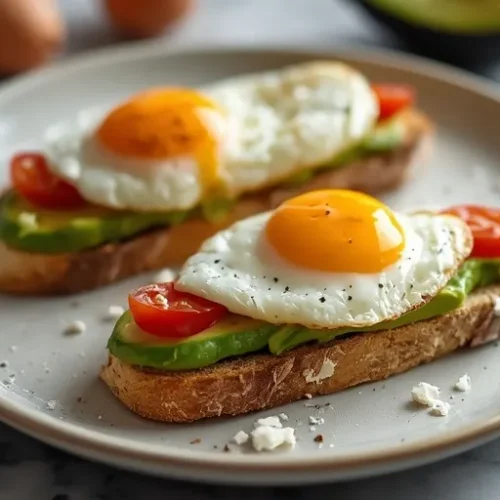 fancy avocado toast with egg recipe