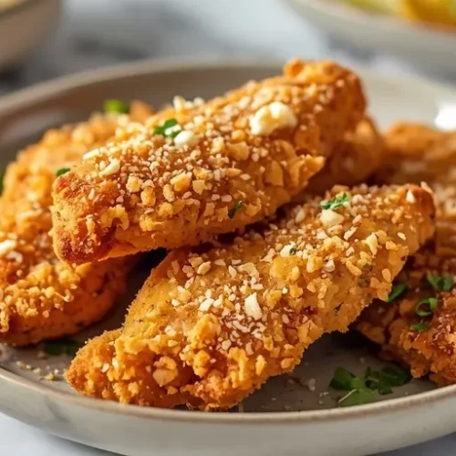 ground chicken air fryer tenders recipe