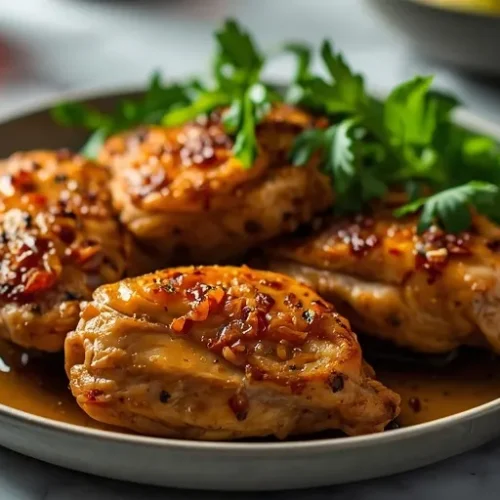 healthy honey garlic chicken thighs recipe
