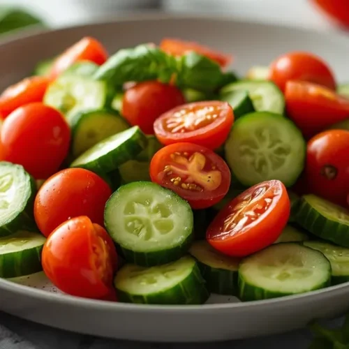 italian cucumber tomato salad recipe