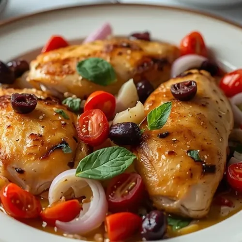 mediterranean chicken bake recipe