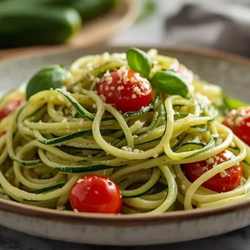 spiralized zucchini noodles recipe