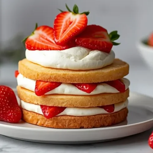 strawberry shortcake cake aesthetic recipe