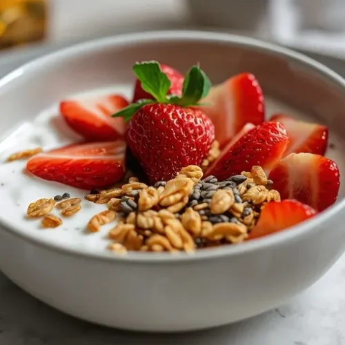 strawberry yogurt bowl recipe