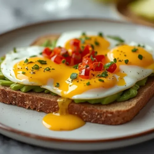 avo toast with egg recipe