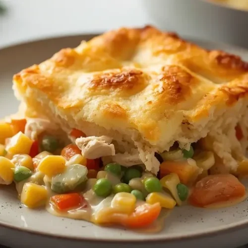 chicken pot pie casserole recipe