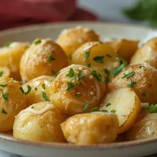 creamy garlic parmesan potatoes recipe