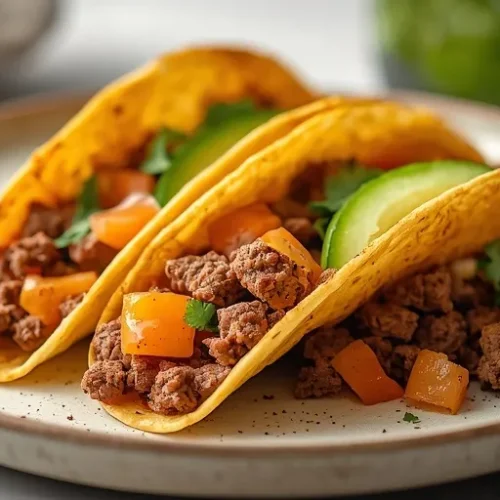 crispy ground beef tacos recipe