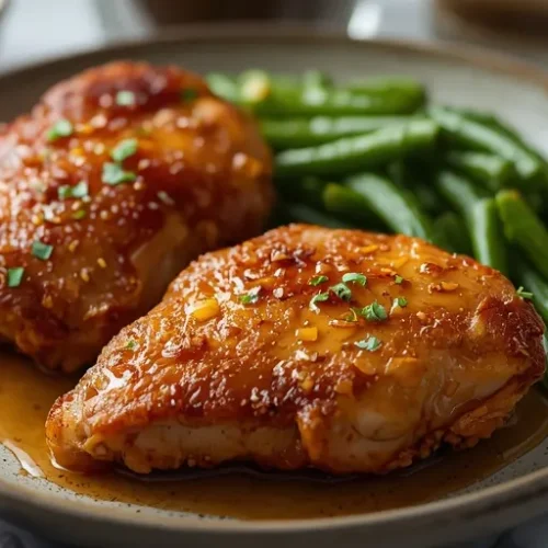 crispy honey soy garlic chicken thighs recipe