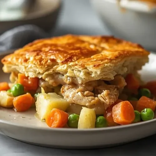 ground chicken pot pie recipe