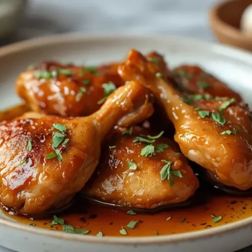one pan honey garlic chicken thigh dinner recipe