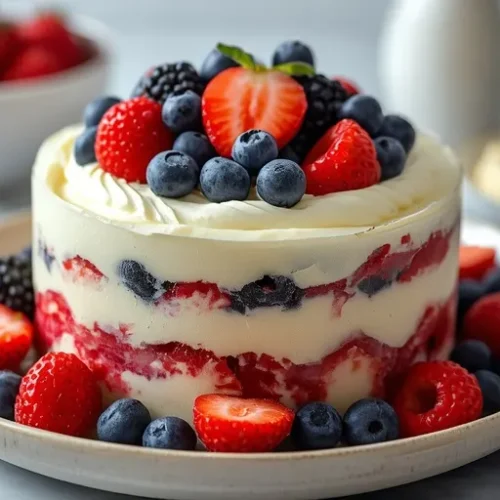 patriotic fruit berry trifle recipe