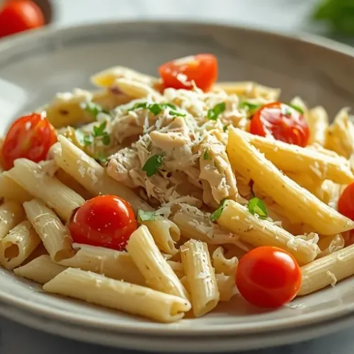 rotisserie chicken caesar pasta salad recipe