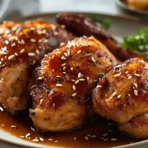 slow cooker honey soy garlic chicken thighs recipe