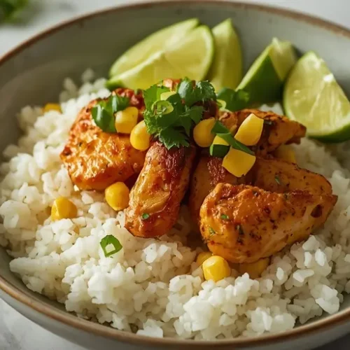 street corn chicken rice bowl recipe