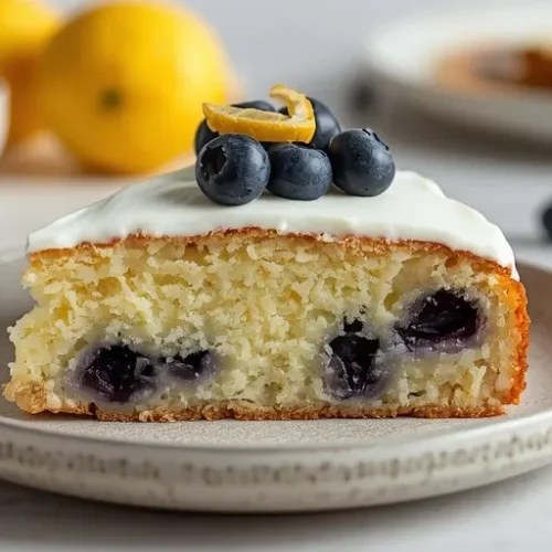 vanilla blueberry lemon cake recipe