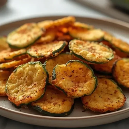 zucchini chips baked air fryer recipe