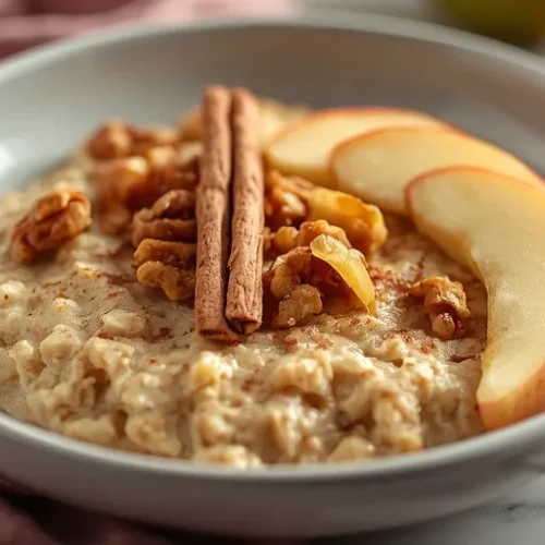 Apple Cinnamon Protein Oats recipe