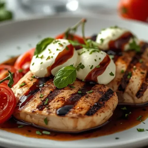 Balsamic Chicken Caprese recipe