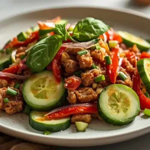 BBQ Cucumber Salad recipe