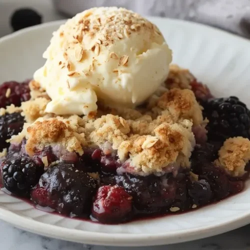 blackberry crumble cobbler recipe