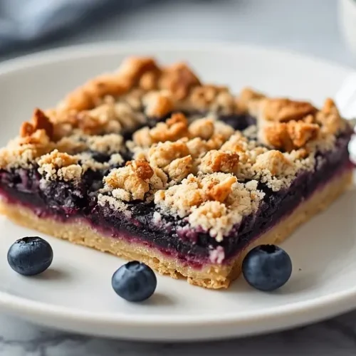 Blueberry Crumble Bars recipe