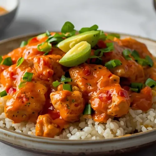 Buffalo Chicken Rice Bowl recipe