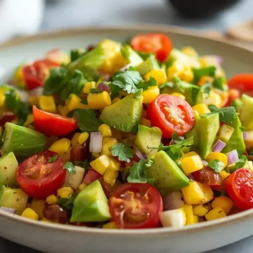 Charred Corn Avocado Salad recipe